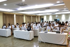 ภาพบรรยากาศโครงการสร้างภูมิคุ้มกันต้านภัยอาชญากรรมทางเทคโนโลยี Cyber Vaccine