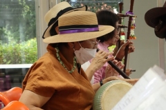 ภาพถ่ายบรรยากาศกิจกรรมดนตรีไทย ลานรมณีย์