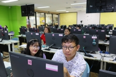 ภาพบรรยากาศการอบรม การสร้างสื่อประชาสัมพันธ์ ด้วยเทคนิค Canva