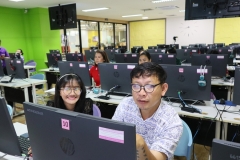 ภาพบรรยากาศการอบรม การสร้างสื่อประชาสัมพันธ์ ด้วยเทคนิค Canva