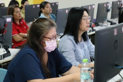 ภาพบรรยากาศการอบรม การสร้างสื่อประชาสัมพันธ์ ด้วยเทคนิค Canva