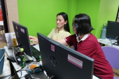 ภาพบรรยากาศการอบรม การสร้างสื่อประชาสัมพันธ์ ด้วยเทคนิค Canva