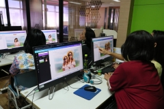 ภาพบรรยากาศการอบรม การสร้างสื่อประชาสัมพันธ์ ด้วยเทคนิค Canva