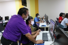 ภาพบรรยากาศการอบรม การสร้างสื่อประชาสัมพันธ์ ด้วยเทคนิค Canva