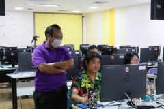 ภาพบรรยากาศการอบรม การสร้างสื่อประชาสัมพันธ์ ด้วยเทคนิค Canva