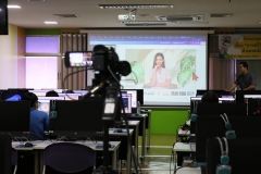 ภาพบรรยากาศการอบรม การสร้างสื่อประชาสัมพันธ์ ด้วยเทคนิค Canva