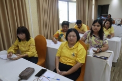 ภาพบรรยกาศการประชุมบุคลากร