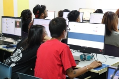 ภาพบรรยากาศโครงการอบรมทักษะการรู้สารสนเทศ